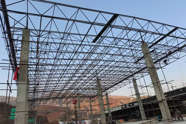 渝中钢结构网架图片